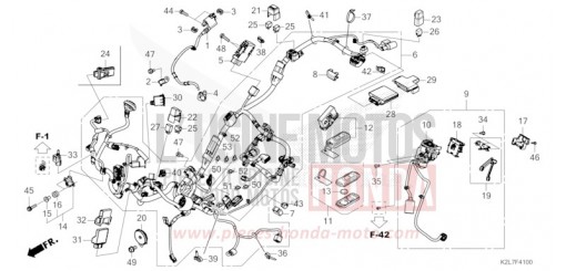 FAISCEAU DES FILS/PORTE-CLE ADV350AP de 2023